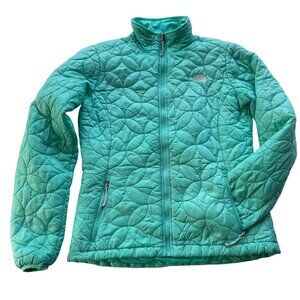 The North Face Womens Light Puffer Jacket Size‎ SP Teal Quilted